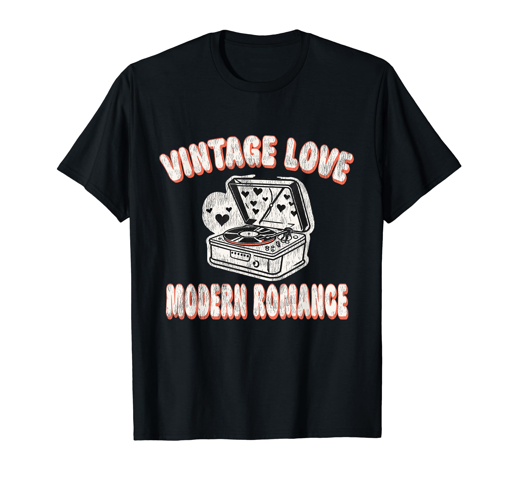 Love Modern Romance Vinyl Record T-Shirt - Trendy Graphic for Adults - T-Shirt, Sweatshirt, Hoodie