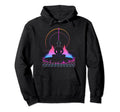 Synthwave Alien Buddha Cyberpunk 80S Sci Hoodie - Graphic Print for Adults - T-Shirt, Sweatshirt, Hoodie