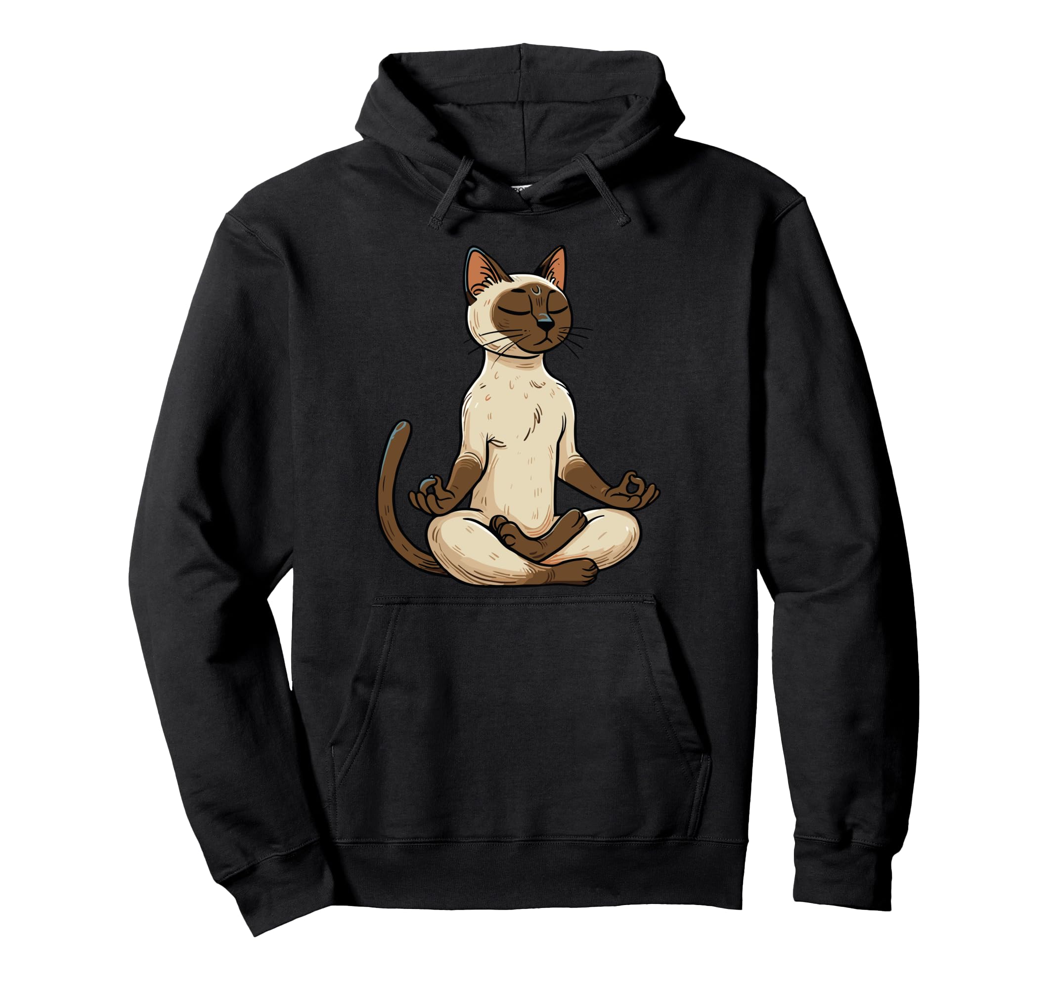 Meditation Siamese Yoga Pose Relaxing Hoodie - Streetwear Style Men Women - T-Shirt, Sweatshirt, Hoodie