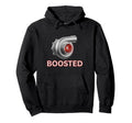 Turbocharger Boosted Turo Car Guys Hoodie - Minimalist Print Men Women - T-Shirt, Sweatshirt, Hoodie