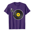 Funny Vinyl Record Turntable T-Shirt - Minimalist Print Unisex - T-Shirt, Sweatshirt, Hoodie