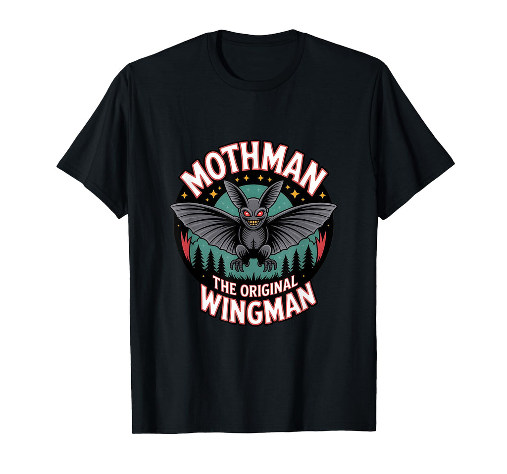 Moth Mann Cryptid Anti Social Butterfly T-Shirt - Trendy Graphic Unisex - T-Shirt, Sweatshirt, Hoodie