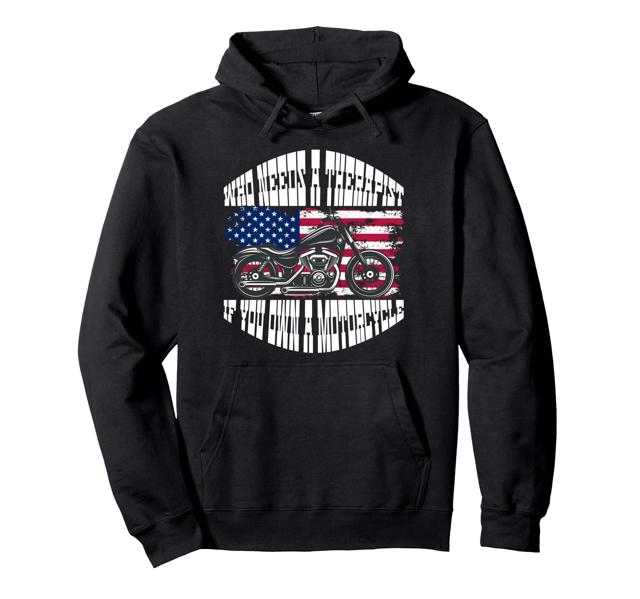Patriotic Us Flag Motorcycle Ride Free Usa Hoodie - Novelty Apparel Unisex - T-Shirt, Sweatshirt, Hoodie
