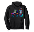 Colourfull Roller Skate Novelty Hoodie - Custom Art Print Men Women - T-Shirt, Sweatshirt, Hoodie