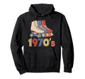 1970S Roller Skating Roller Rink Hoodie - Unique Graphic Unisex - T-Shirt, Sweatshirt, Hoodie