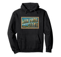 New York 50S Travel Souvenir Art Hoodie - Custom Art Print Unisex - T-Shirt, Sweatshirt, Hoodie
