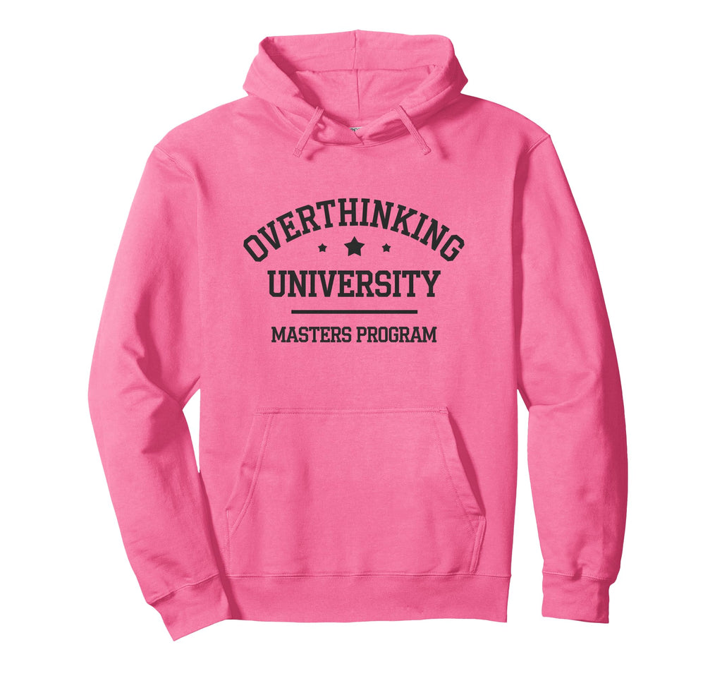 Overthinker Antisociai Introvert Hoodie - Fun Novelty Design Unisex - T-Shirt, Sweatshirt, Hoodie