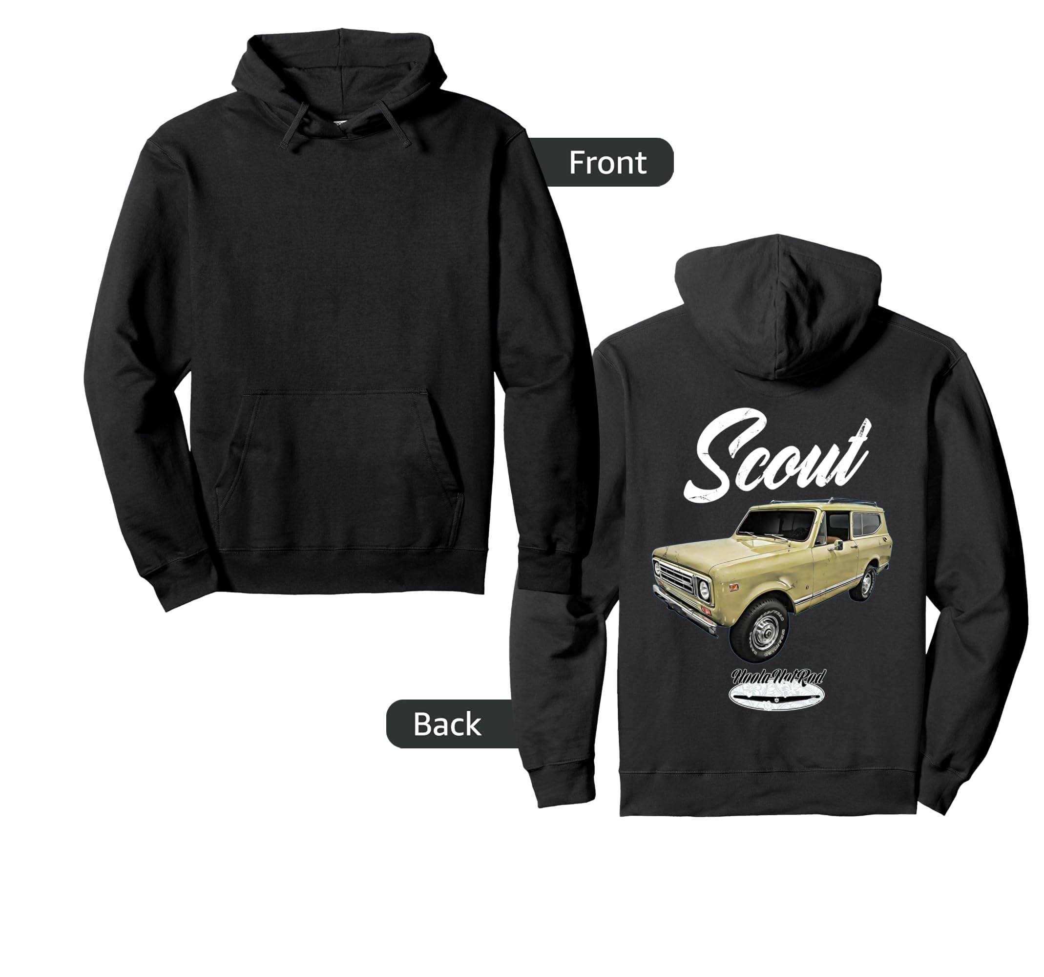Scout Truck Pickup International Hoodie - Unique Graphic for Adults - T-Shirt, Sweatshirt, Hoodie