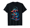 Platypus Gamer Gaming Animal Lover T-Shirt - Custom Art Print for Adults - T-Shirt, Sweatshirt, Hoodie