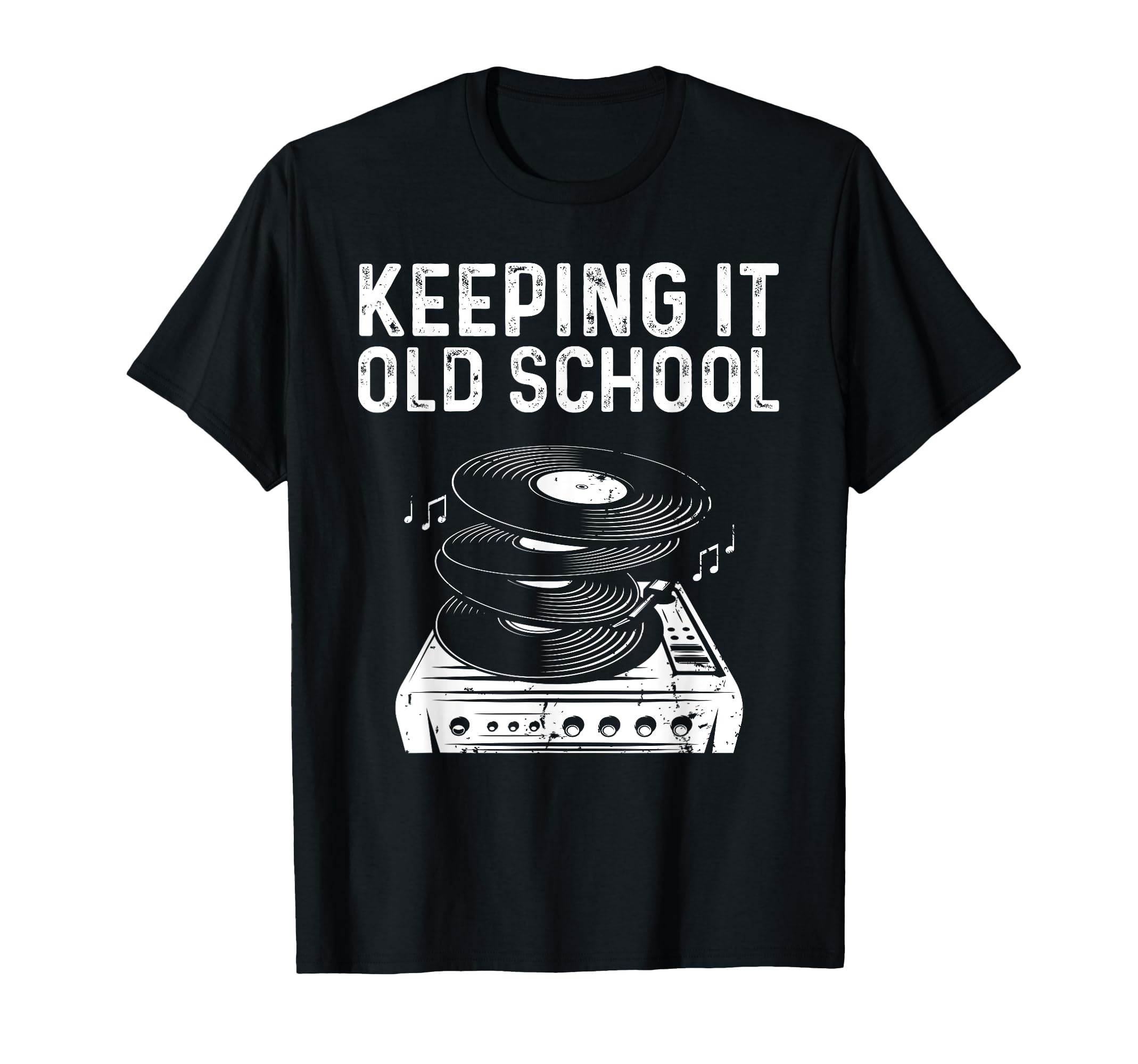 Vinyl Music Record Turntable Collecting T-Shirt - Unique Graphic Men Women - T-Shirt, Sweatshirt, Hoodie