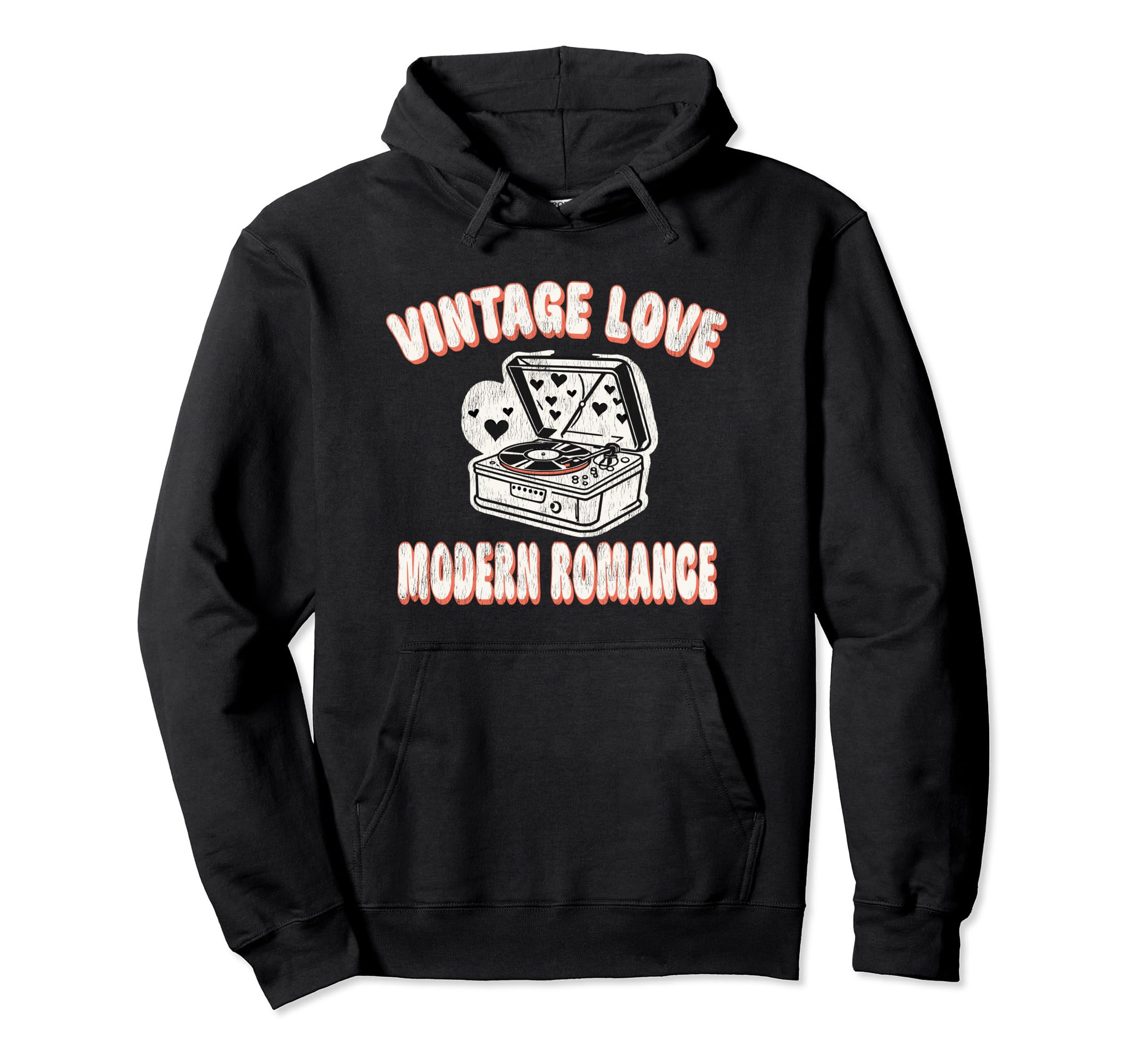 Love Modern Romance Vinyl Record Hoodie - Streetwear Style Men Women - T-Shirt, Sweatshirt, Hoodie