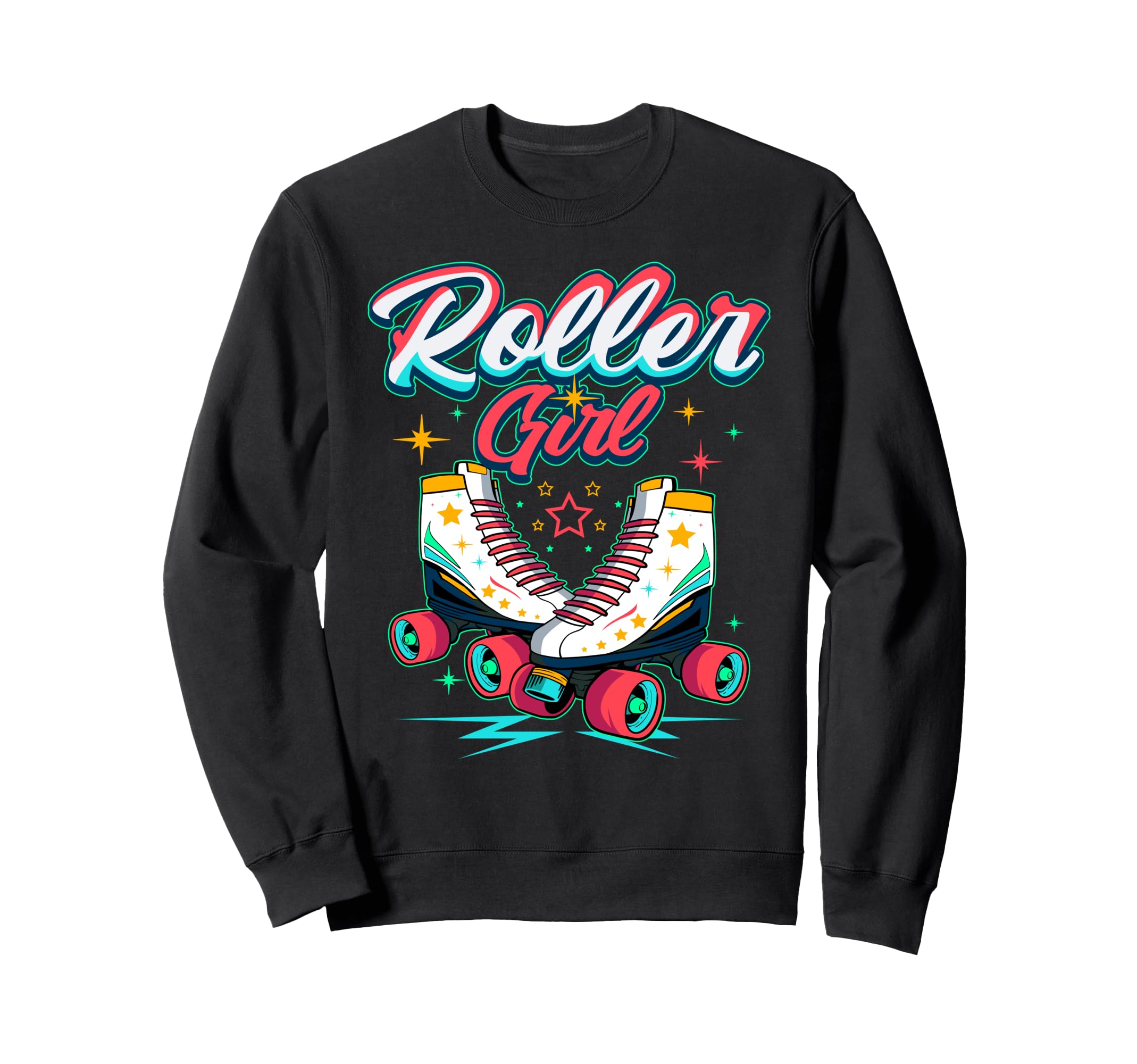 Roller Skating 70S 80S Roller Skate Sweatshirt - Fun Novelty Design Unisex - T-Shirt, Sweatshirt, Hoodie