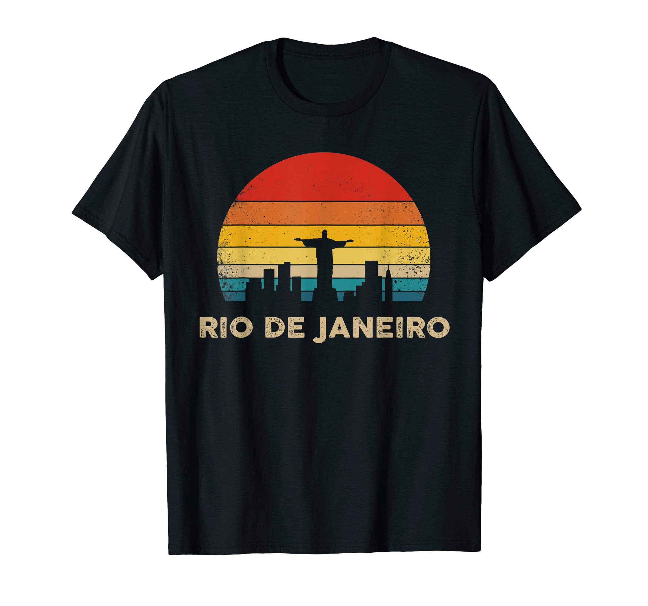 Rio De Janeiro Silhouette Souvenir T-Shirt - Minimalist Print Men Women - T-Shirt, Sweatshirt, Hoodie