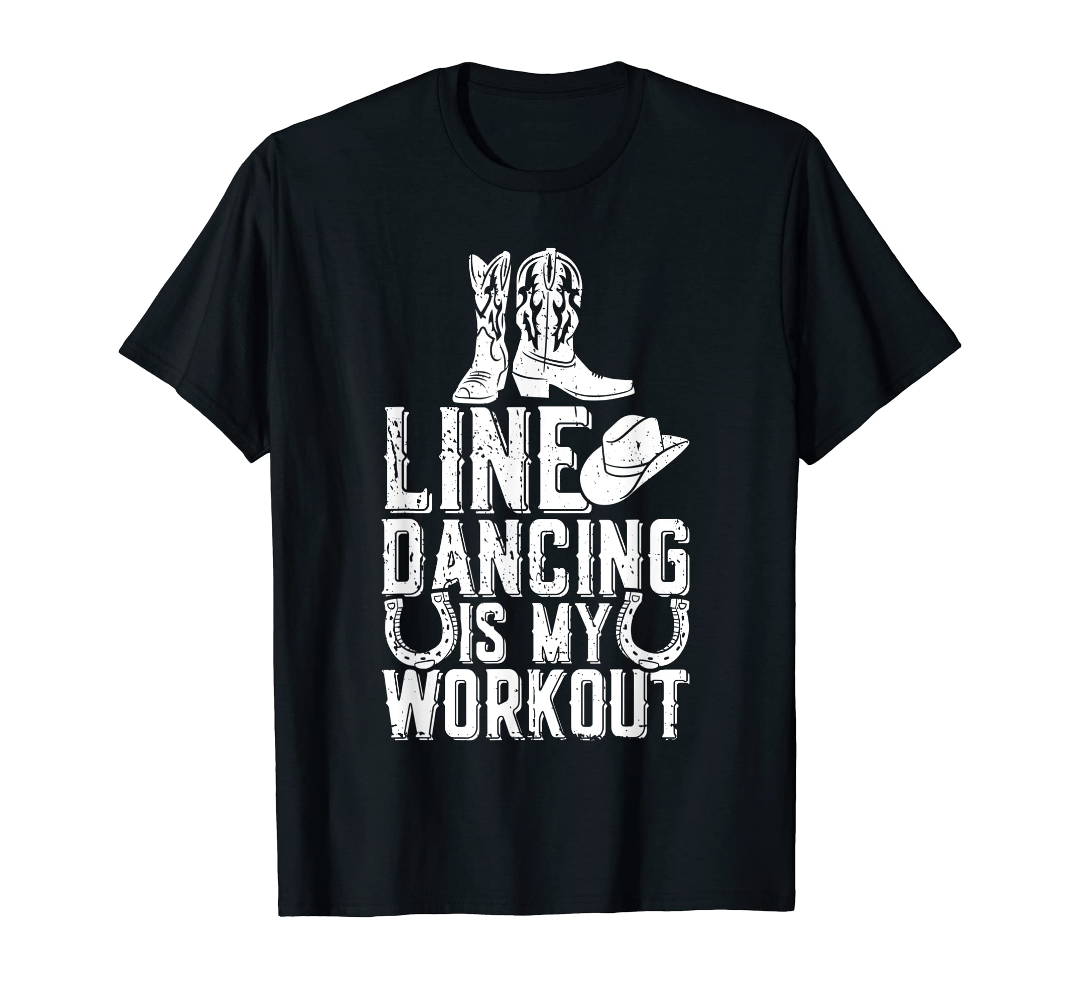 Line Dancing Workout Cowboy Boots T-Shirt - Aesthetic Graphic Unisex - T-Shirt, Sweatshirt, Hoodie
