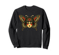 Butterfly Lady Traditional Tattoo Sweatshirt - Trendy Graphic Unisex - T-Shirt, Sweatshirt, Hoodie