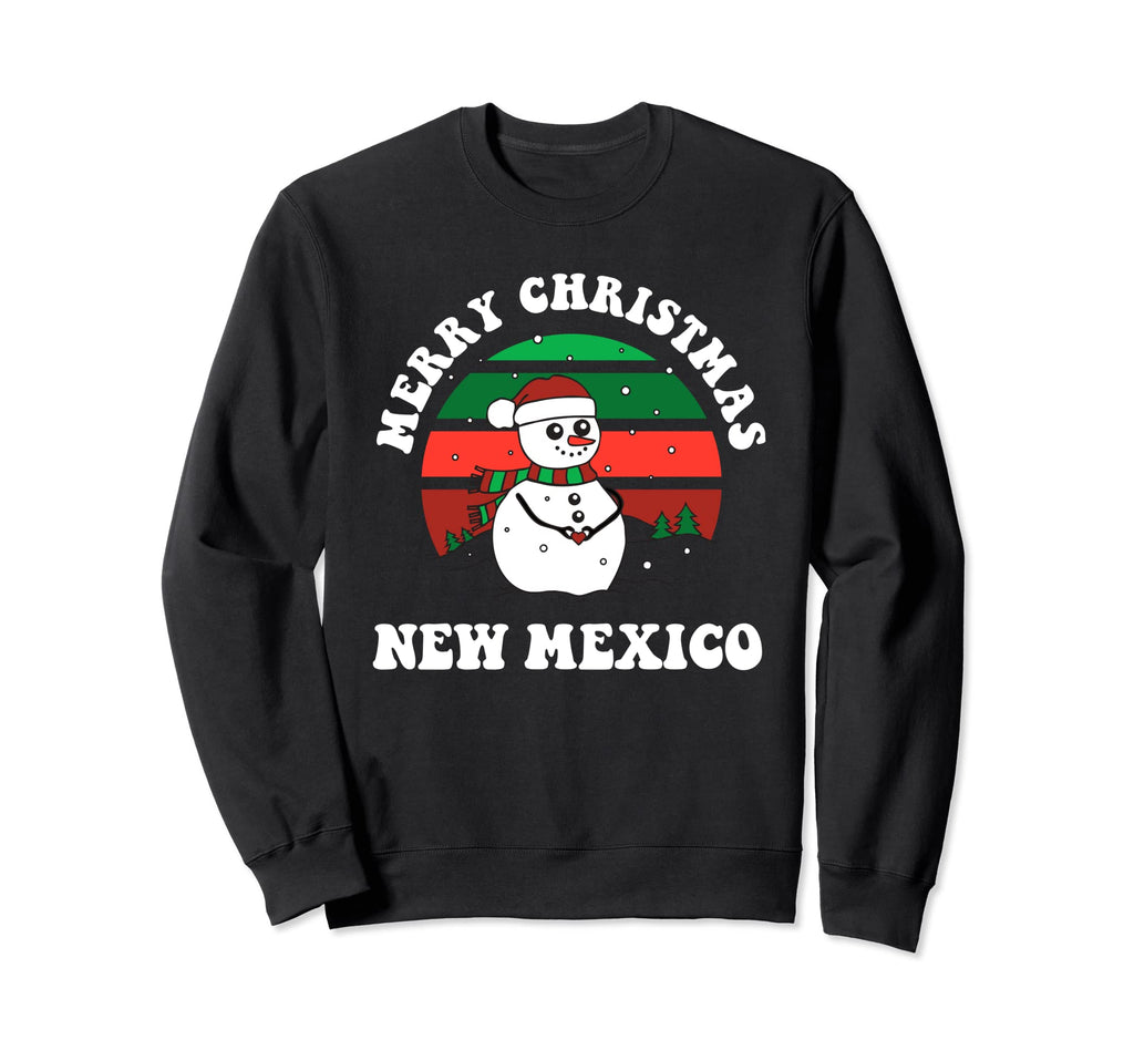 Merry New Mexico Festive Sunset Sweatshirt - Streetwear Style Unisex - T-Shirt, Sweatshirt, Hoodie