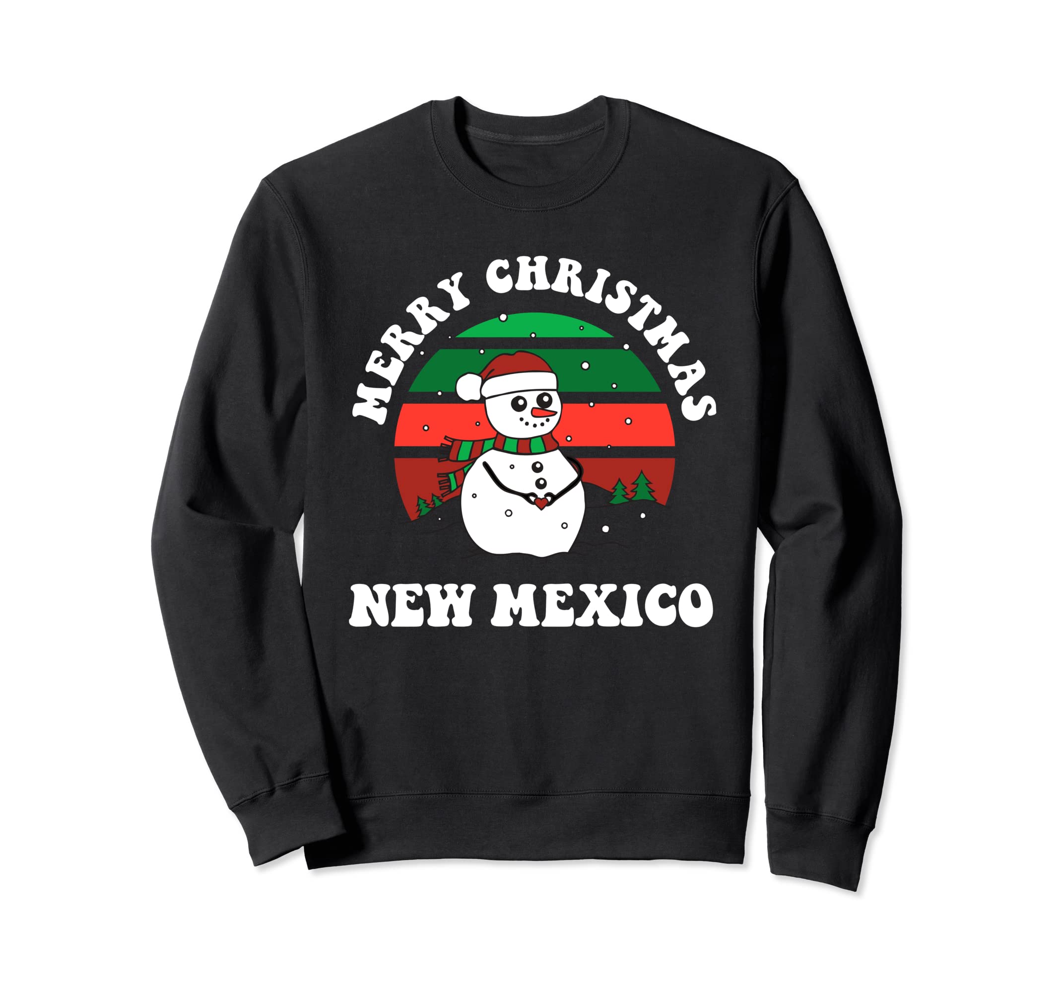 Merry New Mexico Festive Sunset Sweatshirt - Streetwear Style Unisex - T-Shirt, Sweatshirt, Hoodie
