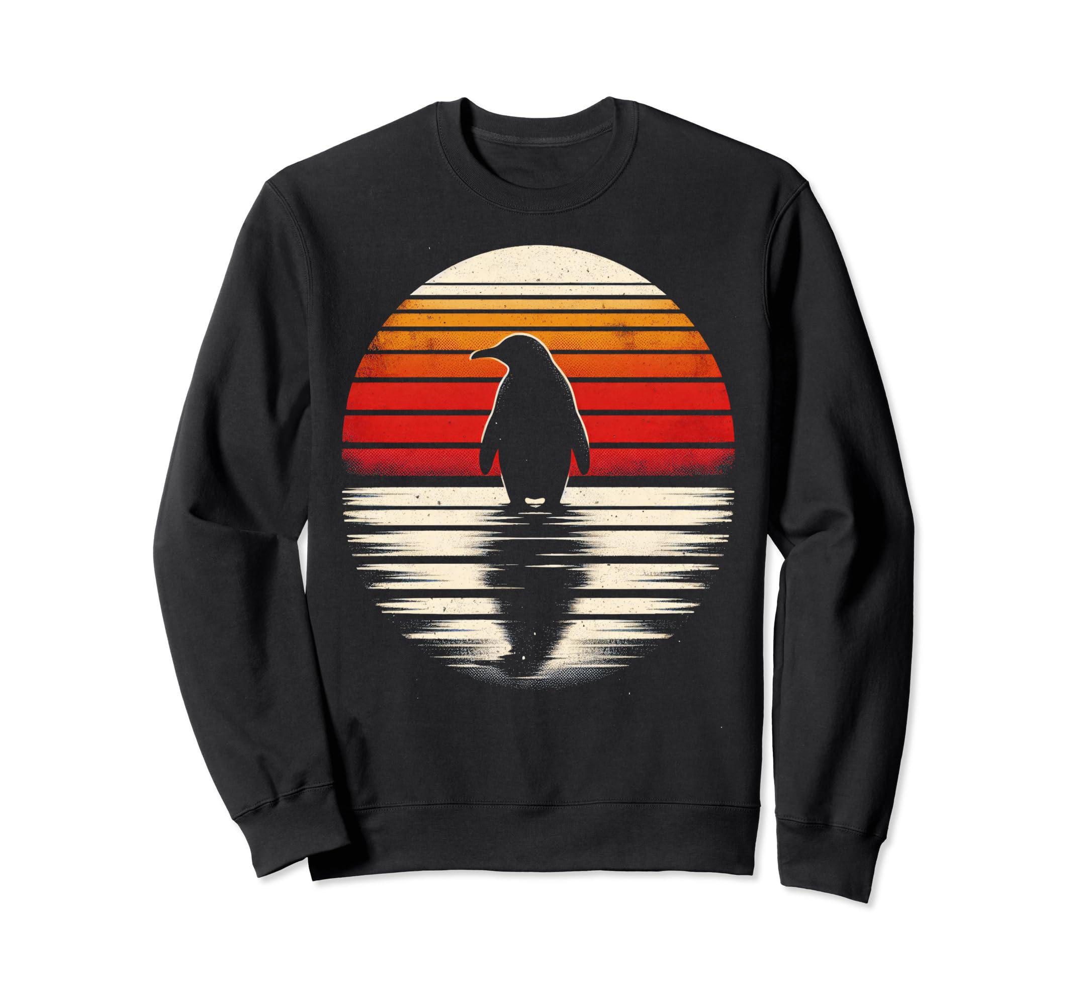Penguin Bird Sunset Safari 70S Sweatshirt - Custom Art Print Unisex - T-Shirt, Sweatshirt, Hoodie