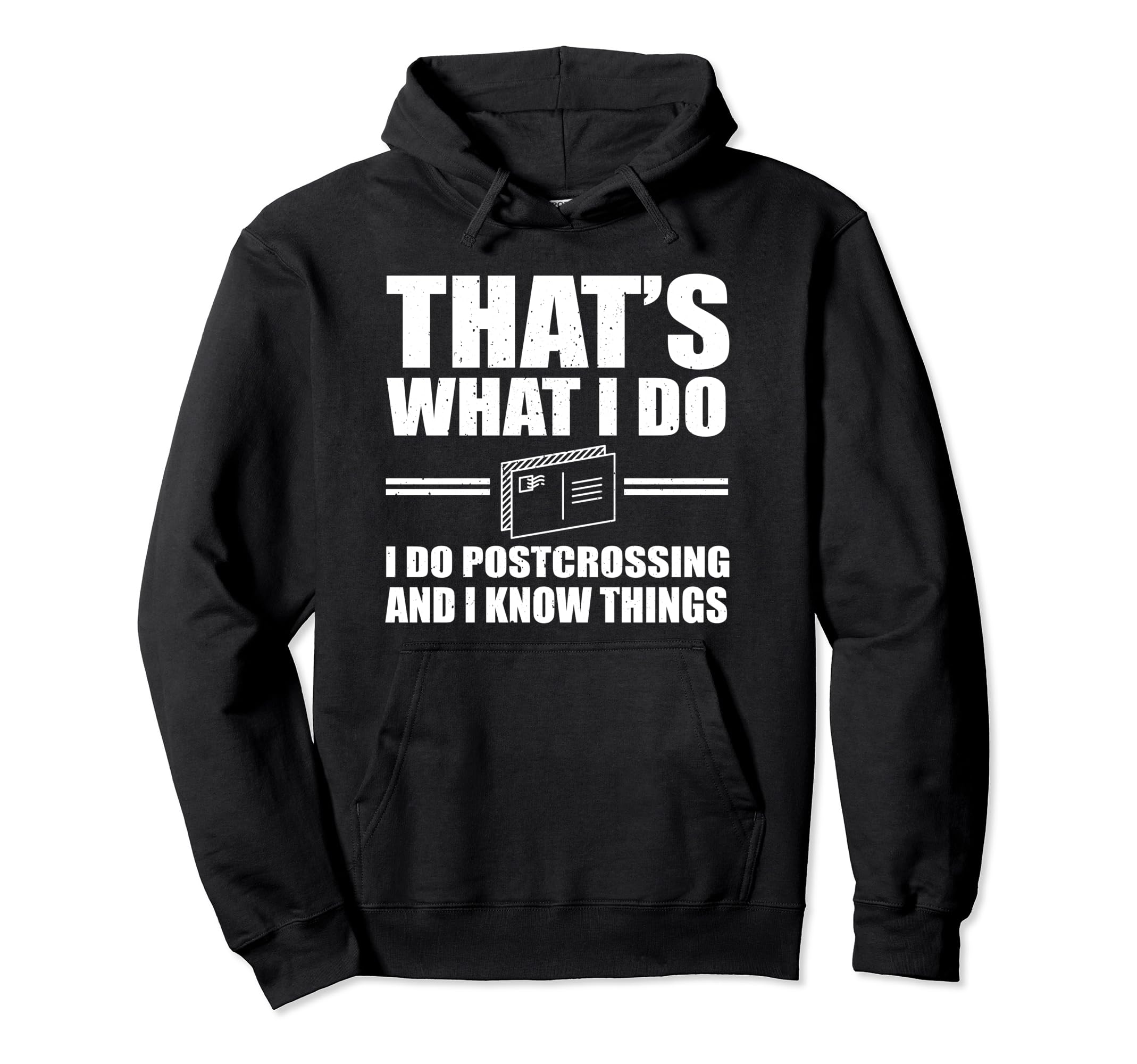 Funny Postcrosser Postcrossing Collecting Hoodie - Minimalist Print Unisex - T-Shirt, Sweatshirt, Hoodie