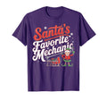 Santas Favorite Mechanic Funny Car T-Shirt - Novelty Apparel Men Women - T-Shirt, Sweatshirt, Hoodie
