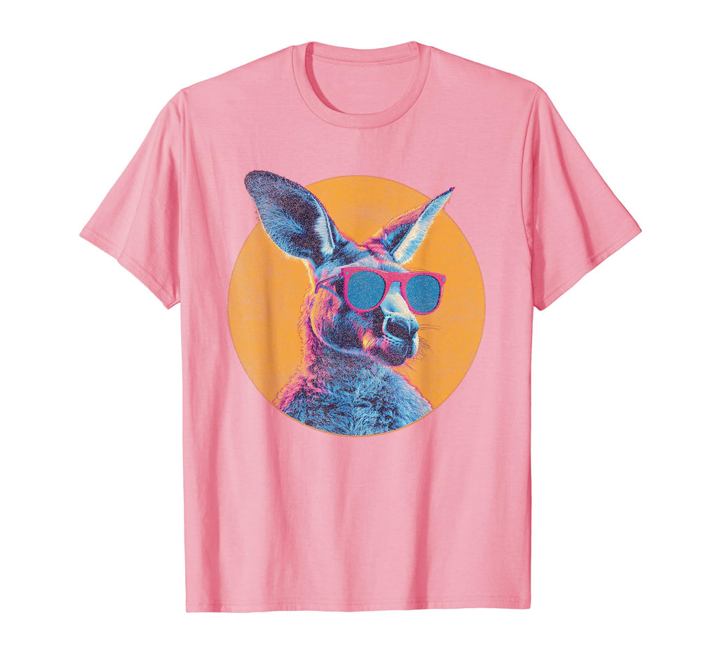 Kangaroo Vaporwave Aesthetic T-Shirt - Fun Novelty Design Men Women - T-Shirt, Sweatshirt, Hoodie