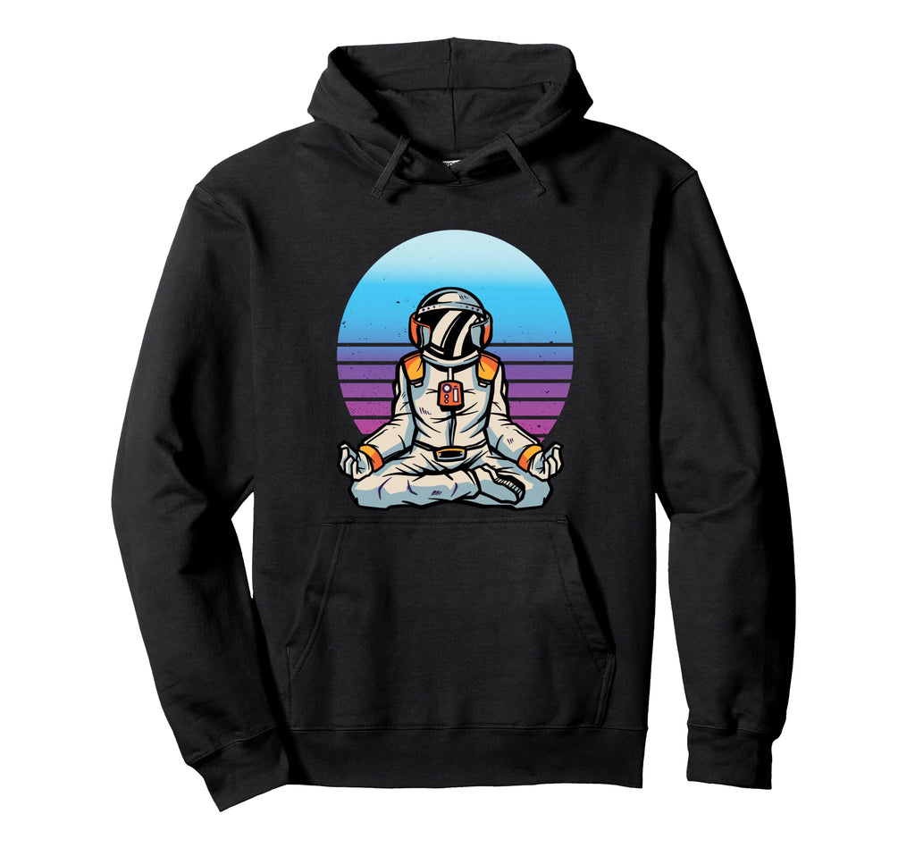 Astronaut Meditation Mindfulness Hoodie - Casual Everyday Wear for Adults - T-Shirt, Sweatshirt, Hoodie
