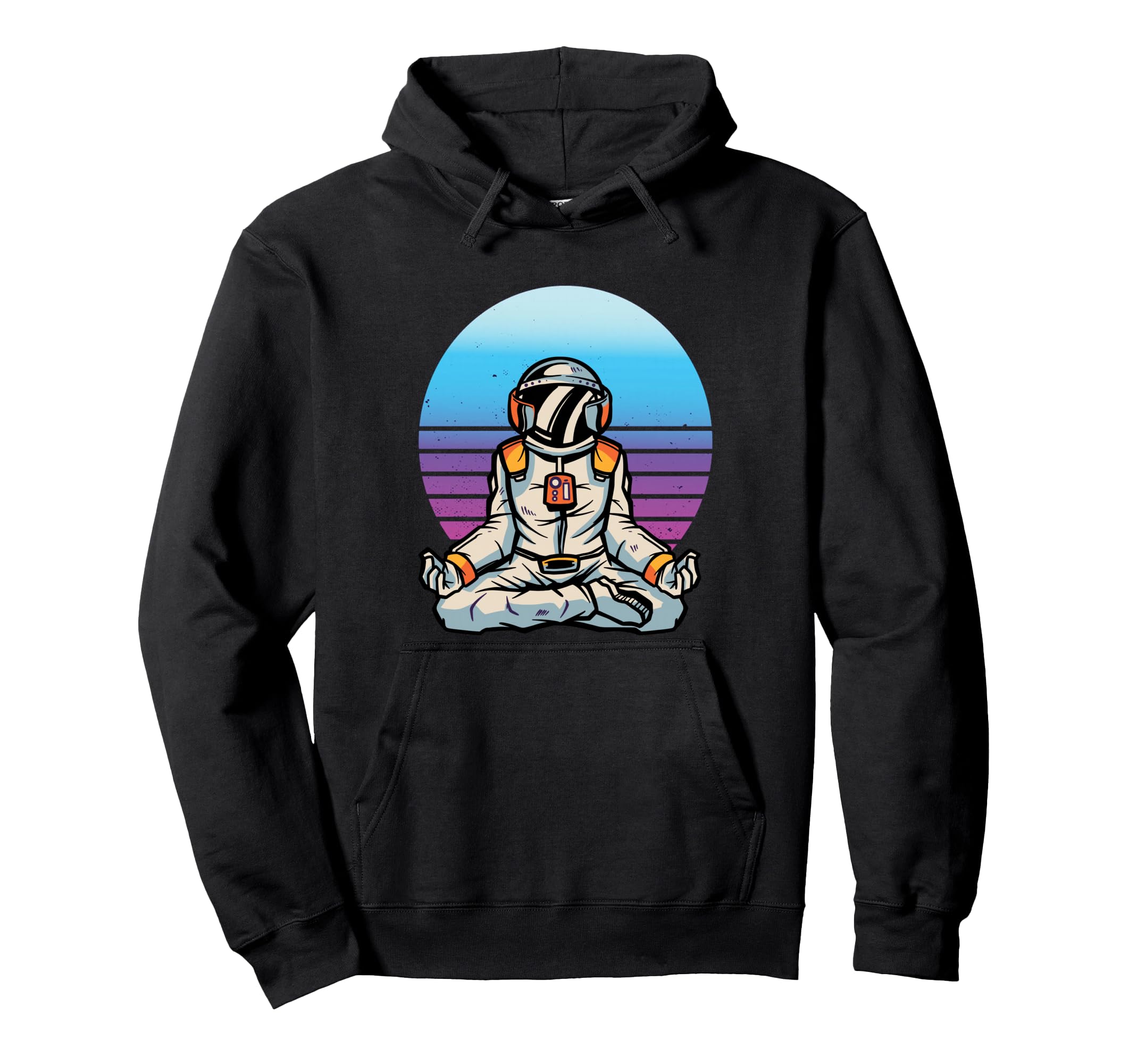 Astronaut Meditation Mindfulness Hoodie - Casual Everyday Wear for Adults - T-Shirt, Sweatshirt, Hoodie