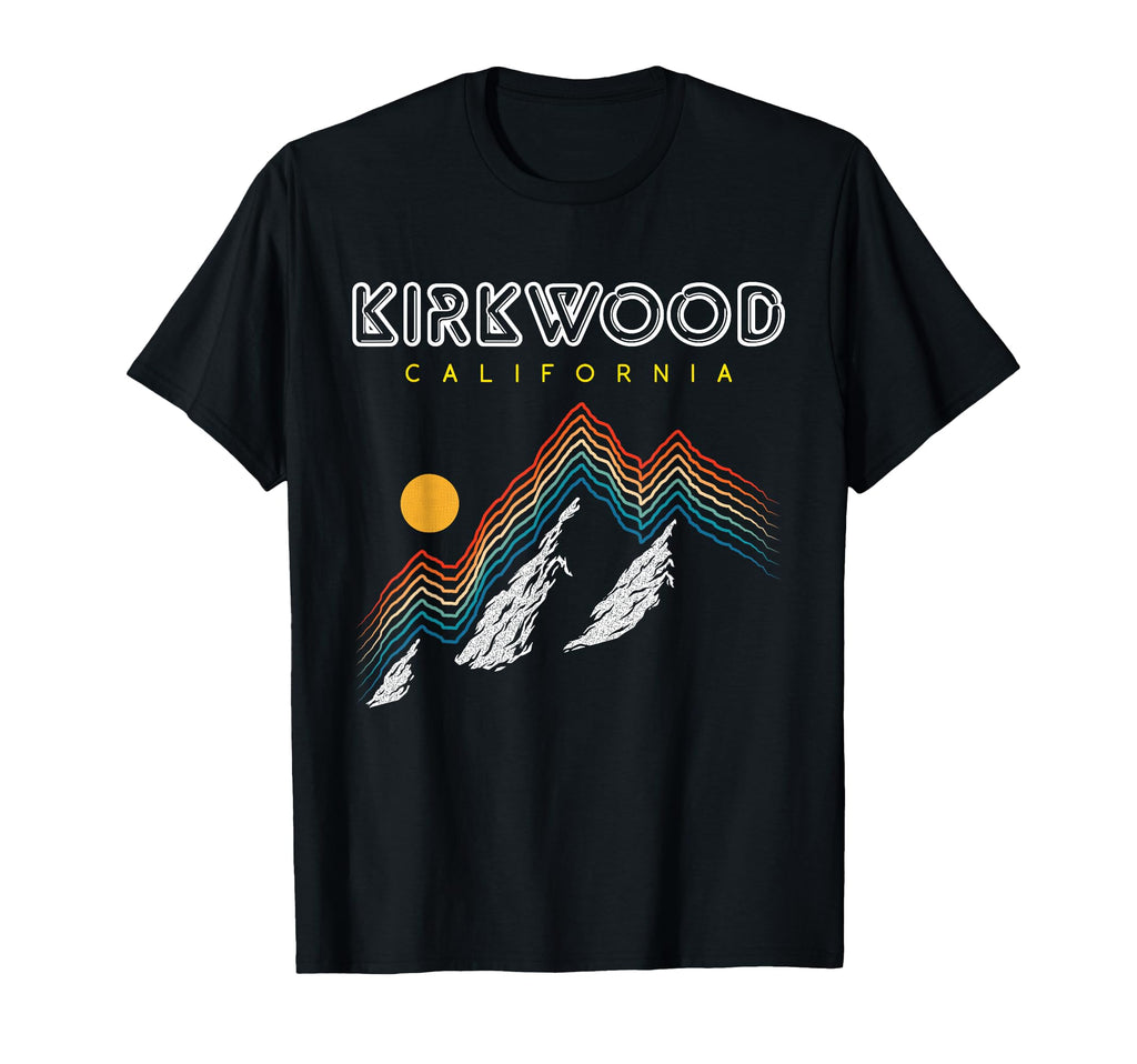 Kirkwood California Usa Ski Resort T-Shirt - Trendy Graphic for Adults - T-Shirt, Sweatshirt, Hoodie