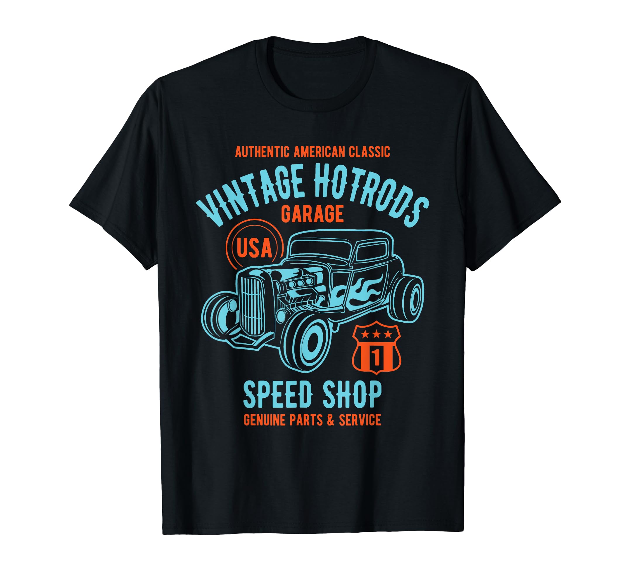 Speed Shop Hotrod Car T-Shirt - Streetwear Style for Adults - T-Shirt, Sweatshirt, Hoodie