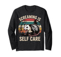 Opossum Therapeutic Screaming Stress T-Shirt - Minimalist Print Unisex - T-Shirt, Sweatshirt, Hoodie