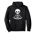 Funny Skeletons Yoga Meditation Chakra Hoodie - Custom Art Print Unisex - T-Shirt, Sweatshirt, Hoodie