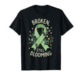 Broken Still Blooming Mental Health T-Shirt - Aesthetic Graphic Unisex - T-Shirt, Sweatshirt, Hoodie