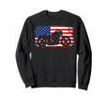 Usa Flag Motorcycle Rider Sweatshirt - Casual Everyday Wear for Adults - T-Shirt, Sweatshirt, Hoodie