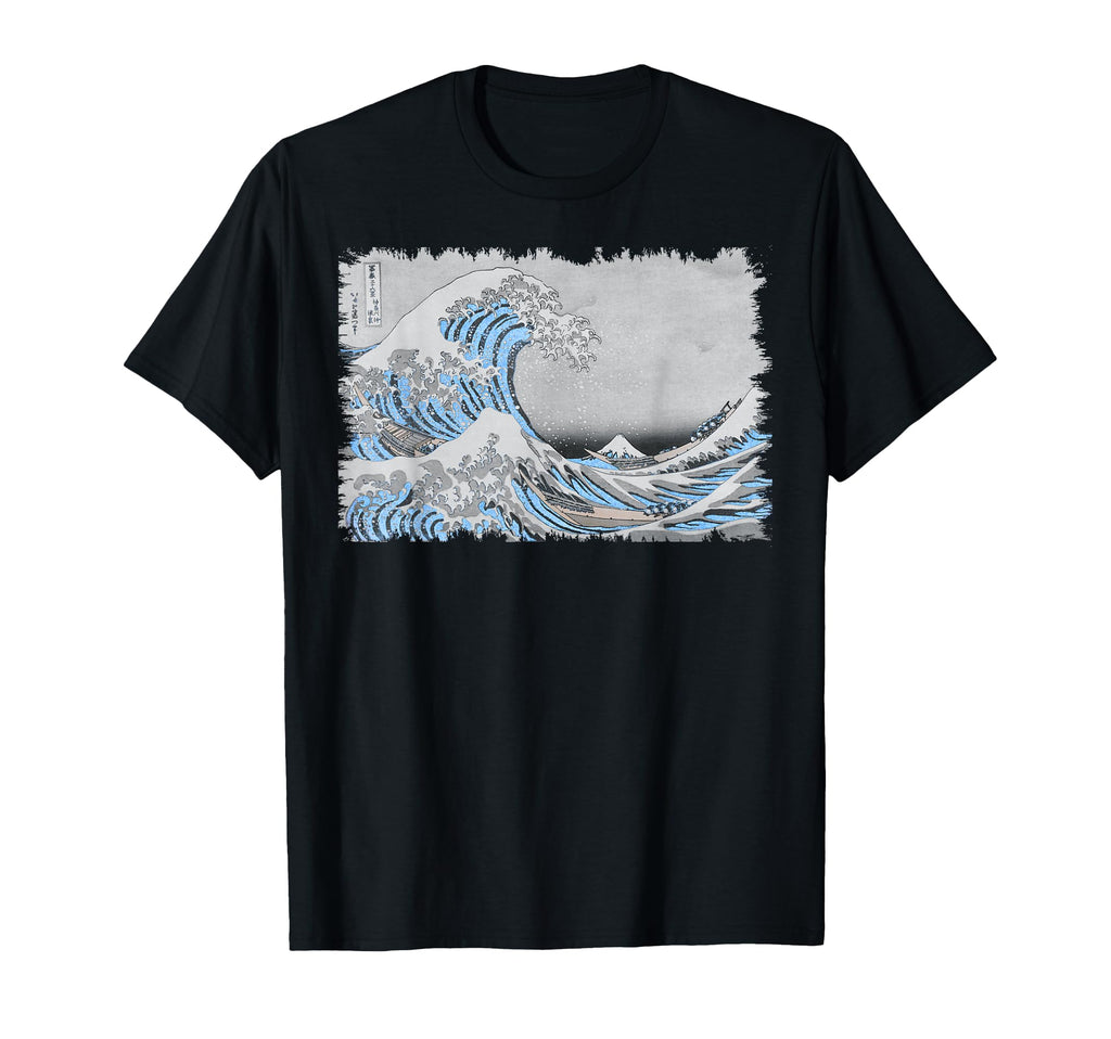 Famous Fine Art Great Ocean Wave T-Shirt - Novelty Apparel Men Women - T-Shirt, Sweatshirt, Hoodie
