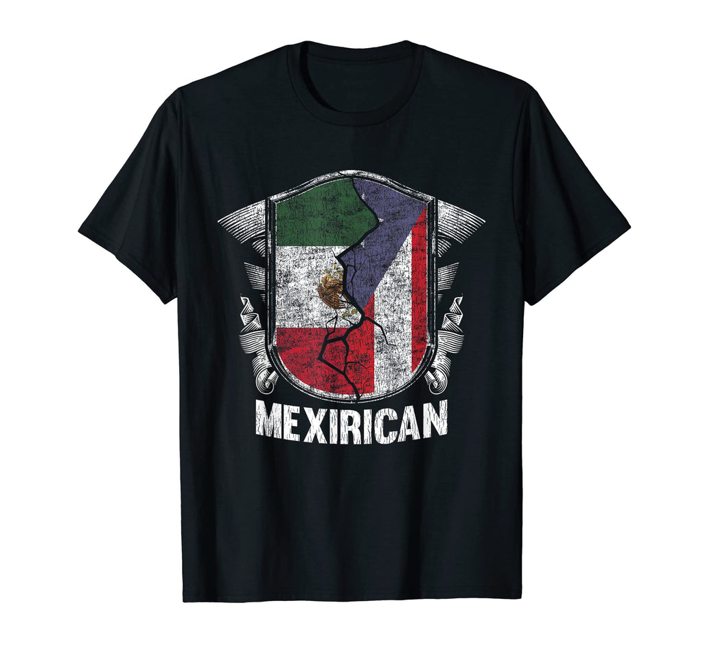 Mexirican Mexico Puerto Rico Flag T-Shirt - Streetwear Style for Adults - T-Shirt, Sweatshirt, Hoodie