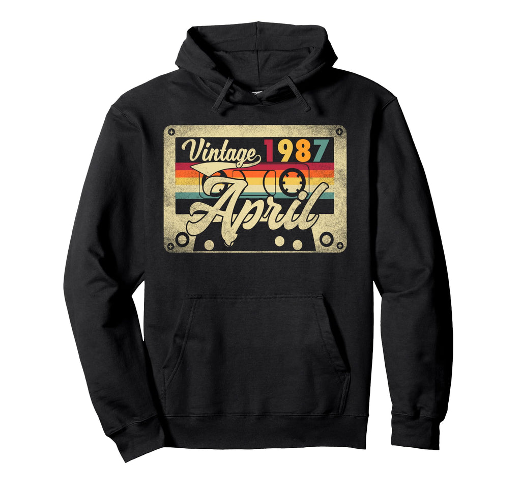 1987 April 39Th Birthday 39 Years Old Hoodie - Fun Novelty Design Unisex - T-Shirt, Sweatshirt, Hoodie