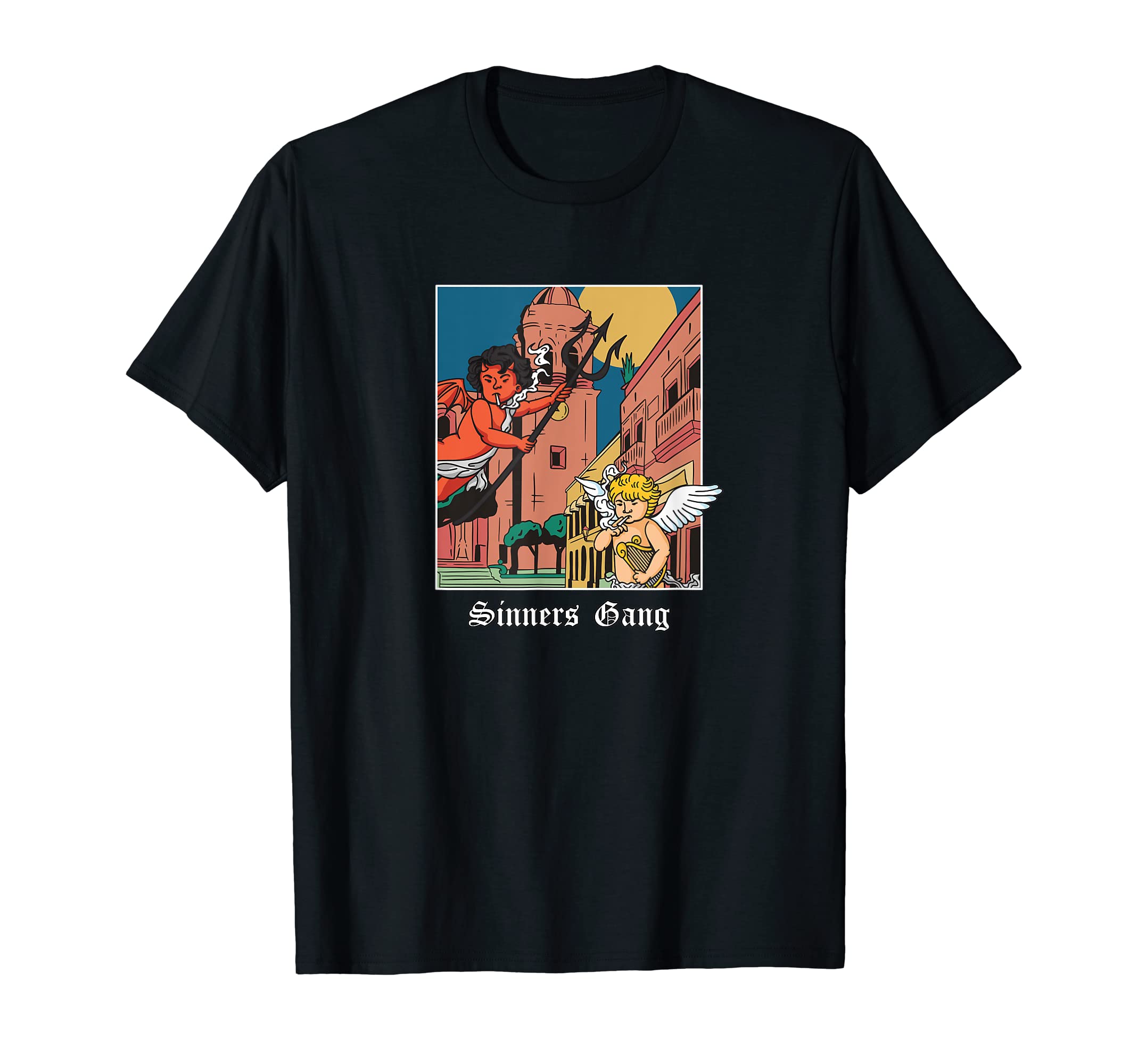 90S Sad E Aesthetic Sinners Gang Grunge T-Shirt - Fun Novelty Design Unisex - T-Shirt, Sweatshirt, Hoodie
