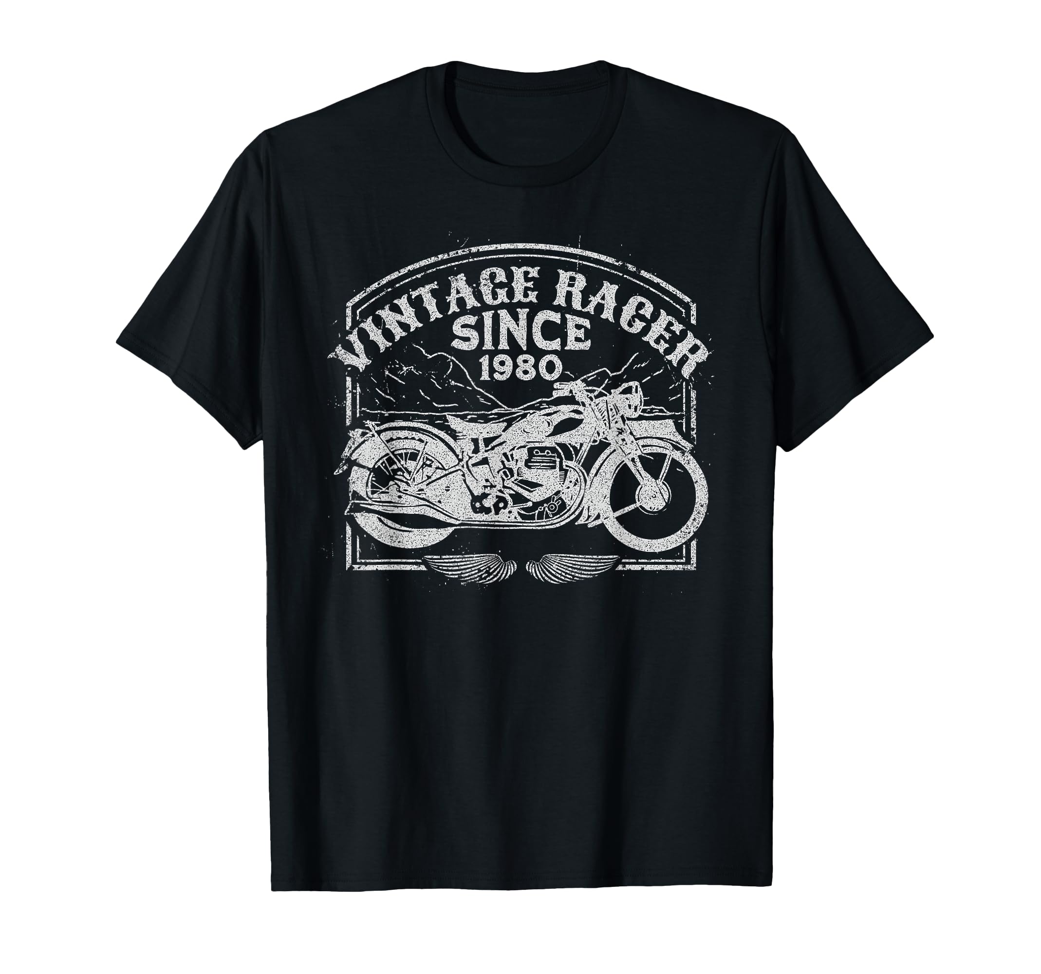 Racer Since 1980 Motorbike Motorcycle T-Shirt - Aesthetic Graphic Unisex - T-Shirt, Sweatshirt, Hoodie