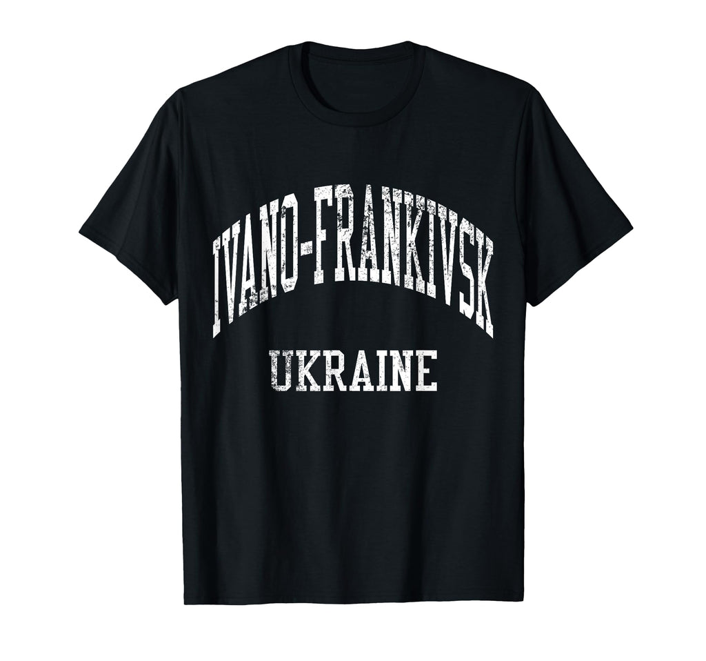 Ivano Frankivsk Ukraine 70S College T-Shirt - Novelty Apparel Men Women - T-Shirt, Sweatshirt, Hoodie