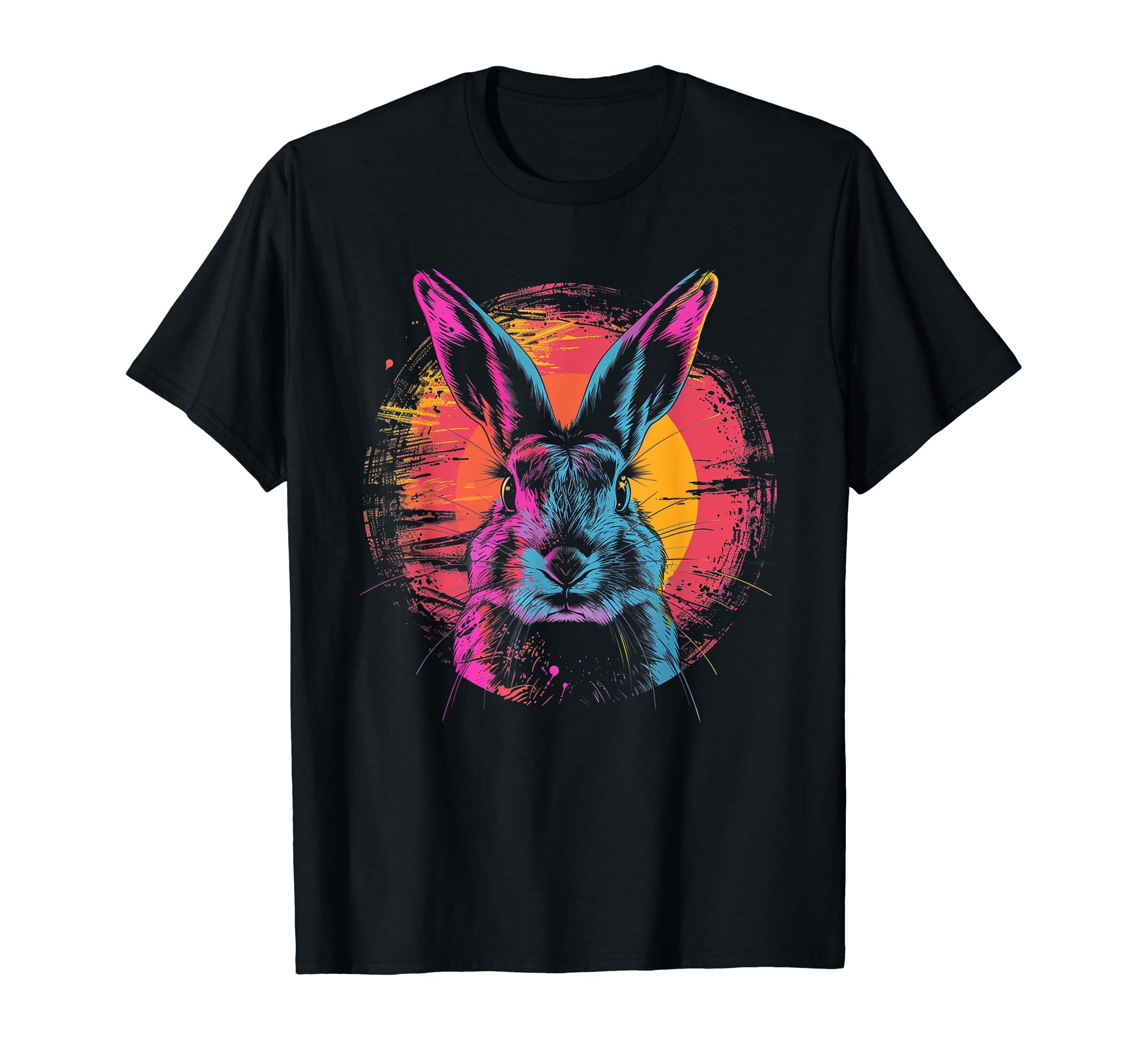 Rabbit Bunny Vaporwave Aesthetic T-Shirt - Minimalist Print Men Women - T-Shirt, Sweatshirt, Hoodie