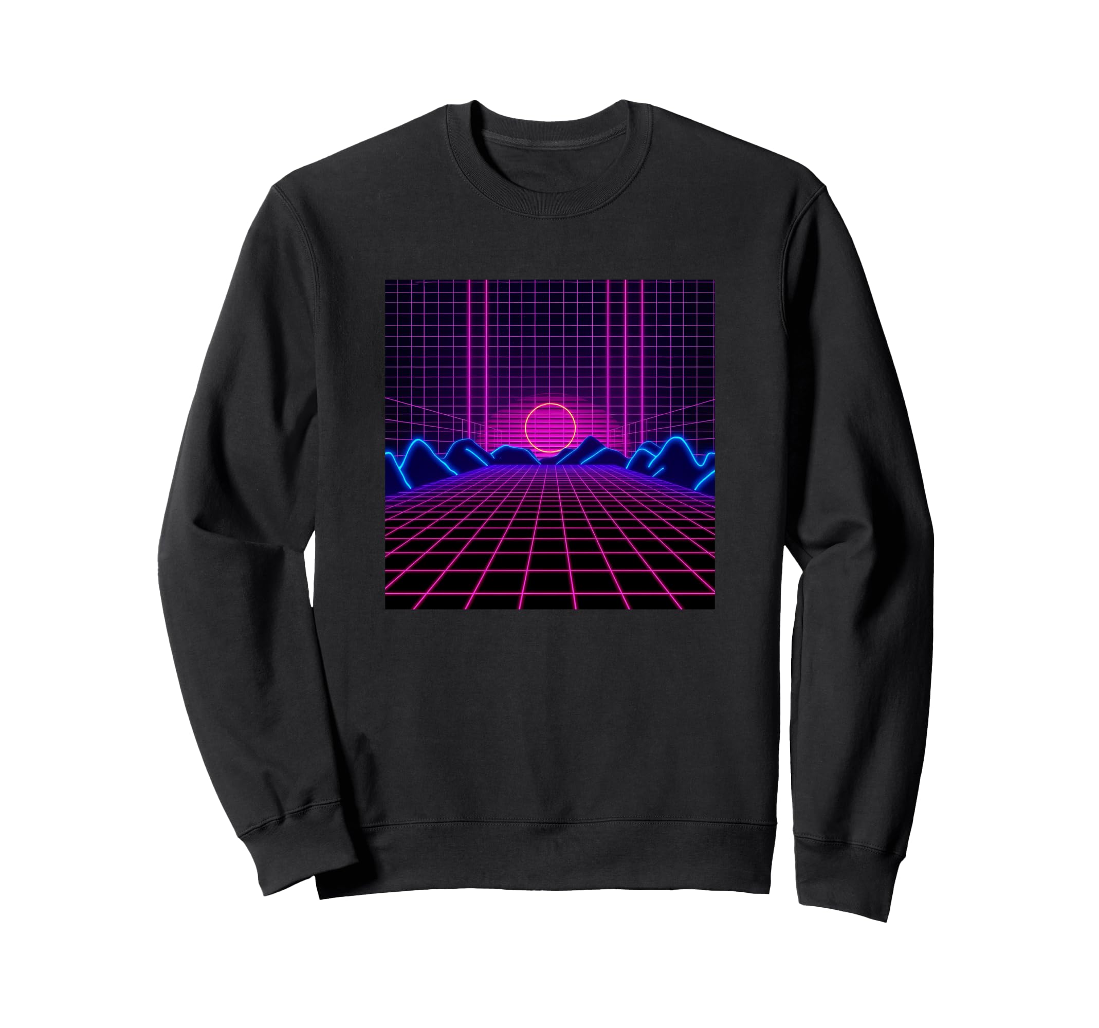Aesthetic Vaporwave Synthwave 80S 90S Sweatshirt - Trendy Graphic Unisex - T-Shirt, Sweatshirt, Hoodie