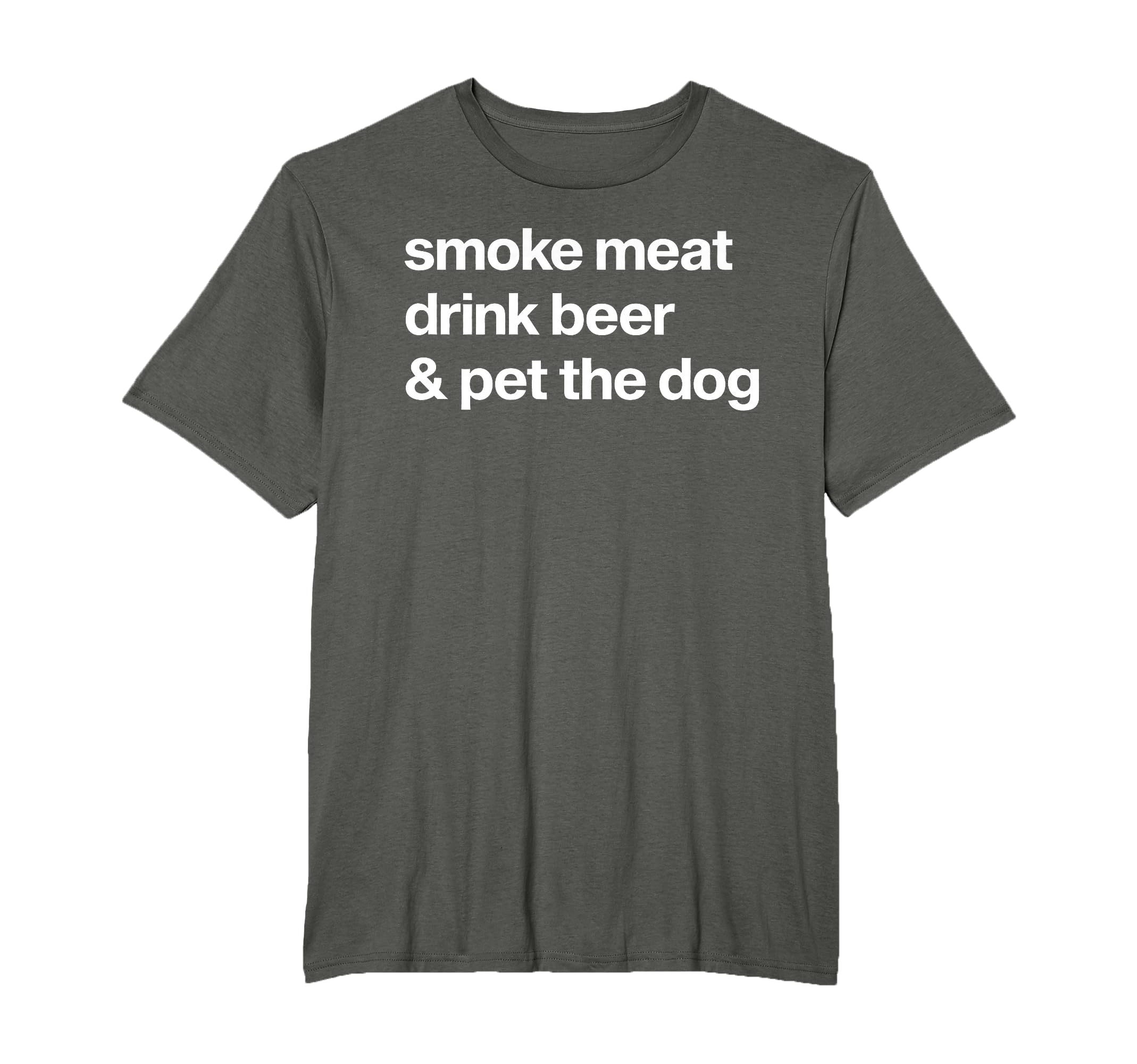Smoke Meat Drink Beer Pet Dog Bbq T-Shirt - Fun Novelty Design Unisex - T-Shirt, Sweatshirt, Hoodie