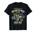 Speed Shop Hotrod Car Distressed T-Shirt - Unique Graphic for Adults - T-Shirt, Sweatshirt, Hoodie