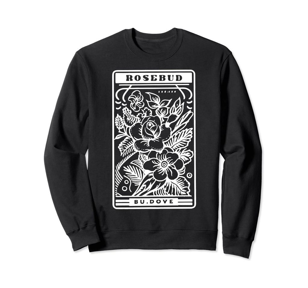 Rosebud Paper Cut Matchbox Tattoo Sweatshirt - Streetwear Style Men Women - T-Shirt, Sweatshirt, Hoodie