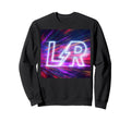 Lr Lightning Lettermark Sweatshirt - Fun Novelty Design for Adults - T-Shirt, Sweatshirt, Hoodie