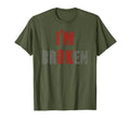 Im Broken Im Ok Invisible Illness Mental T-Shirt - Minimalist Print Unisex - T-Shirt, Sweatshirt, Hoodie