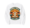Corgi Yoga Club Sunset Namaste Sweatshirt - Novelty Apparel Men Women - T-Shirt, Sweatshirt, Hoodie