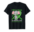 I Wear Green Someone I Love Mental T-Shirt - Fun Novelty Design Men Women - T-Shirt, Sweatshirt, Hoodie
