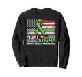 Suicide Awareness Depression Anxiety Sweatshirt - Graphic Print Men Women - T-Shirt, Sweatshirt, Hoodie