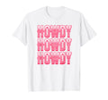 Howdy Howdy Howdy Text Effect Western T-Shirt - Unique Graphic for Adults - T-Shirt, Sweatshirt, Hoodie
